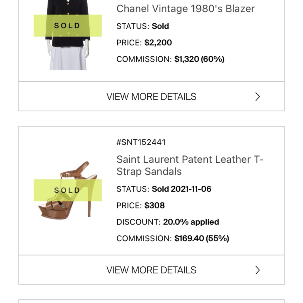 SOLD: YSL Yves Saint Laurent Heel Sandle